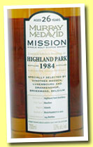Highland Park 26 yo 1984/2011 (53%, Murray McDavid for Vinothek Massen and Drankenshop Broekmans, bourbon cask, 243 bottles)